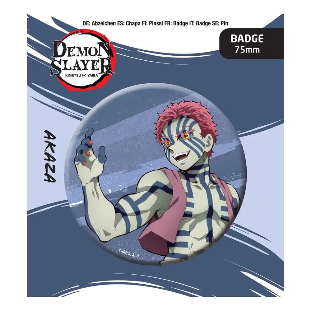 Demon Slayer: Kimetsu no Yaiba Odznak Akaza fotografii produktu