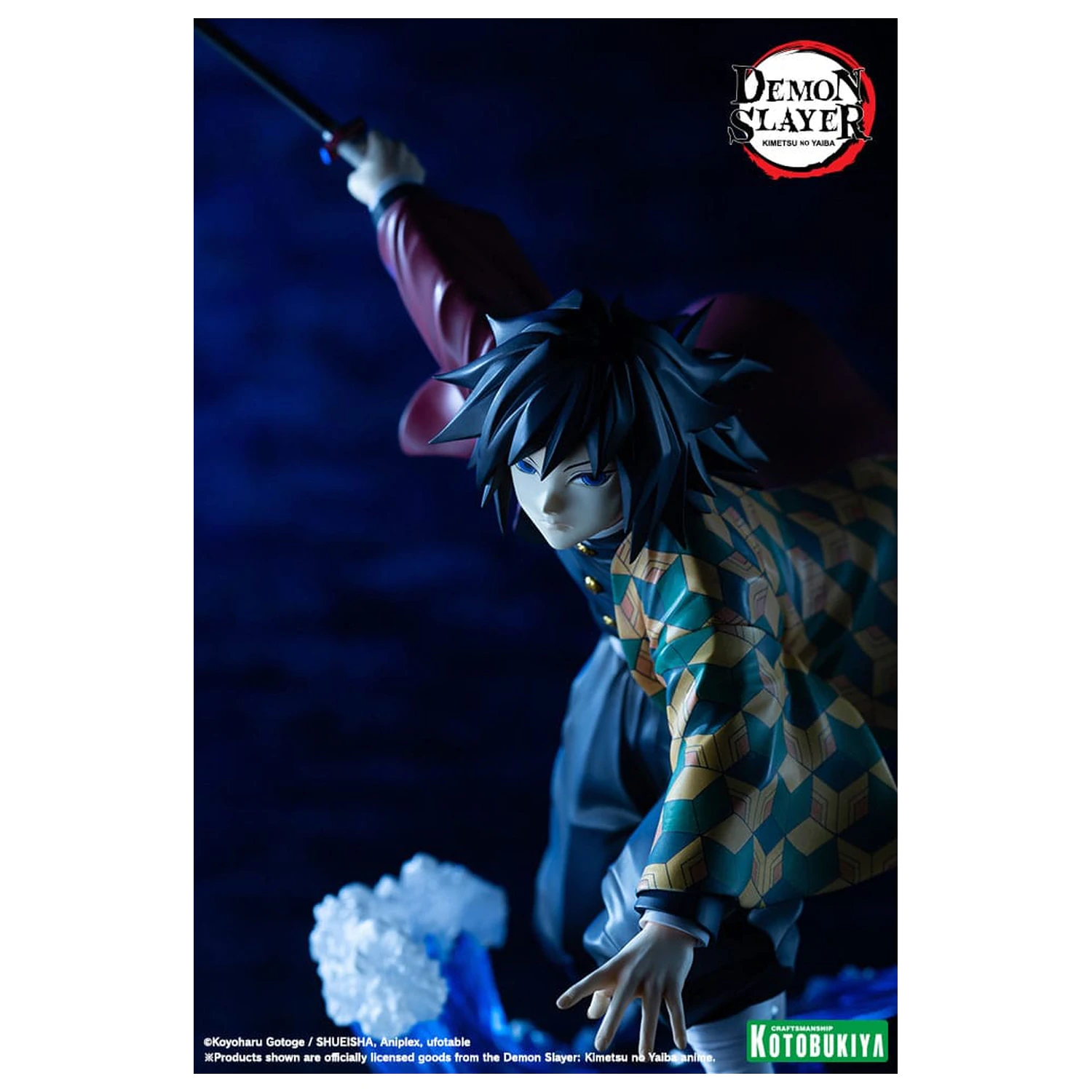 Demon Slayer: Kimetsu no Yaiba ARTFXJ Socha 1/8 Giyu Tomioka 21 cm fotografii produktu