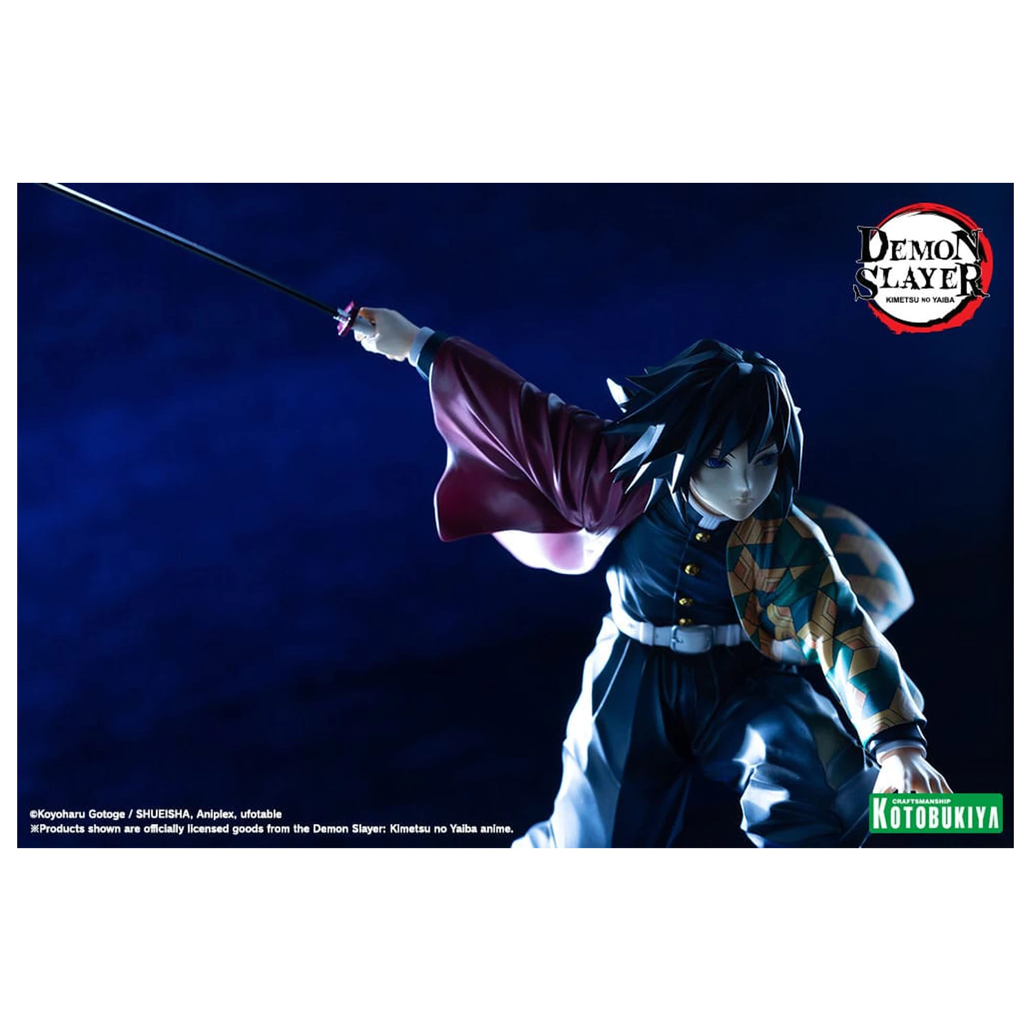 Demon Slayer: Kimetsu no Yaiba ARTFXJ Socha 1/8 Giyu Tomioka 21 cm fotografii produktu