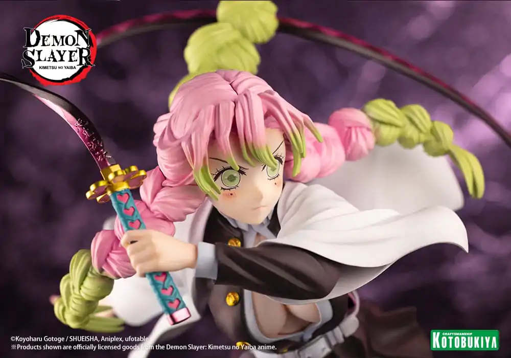 Demon Slayer: Kimetsu no Yaiba ARTFXJ Socha 1/8 Mitsuri Kanroji Bonus Edition 25 cm fotografii produktu