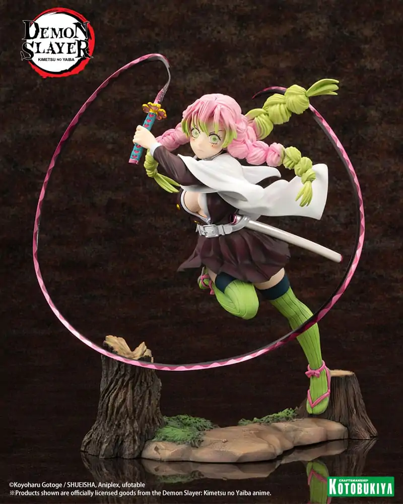 Demon Slayer: Kimetsu no Yaiba ARTFXJ Socha 1/8 Mitsuri Kanroji Bonus Edition 25 cm fotografii produktu