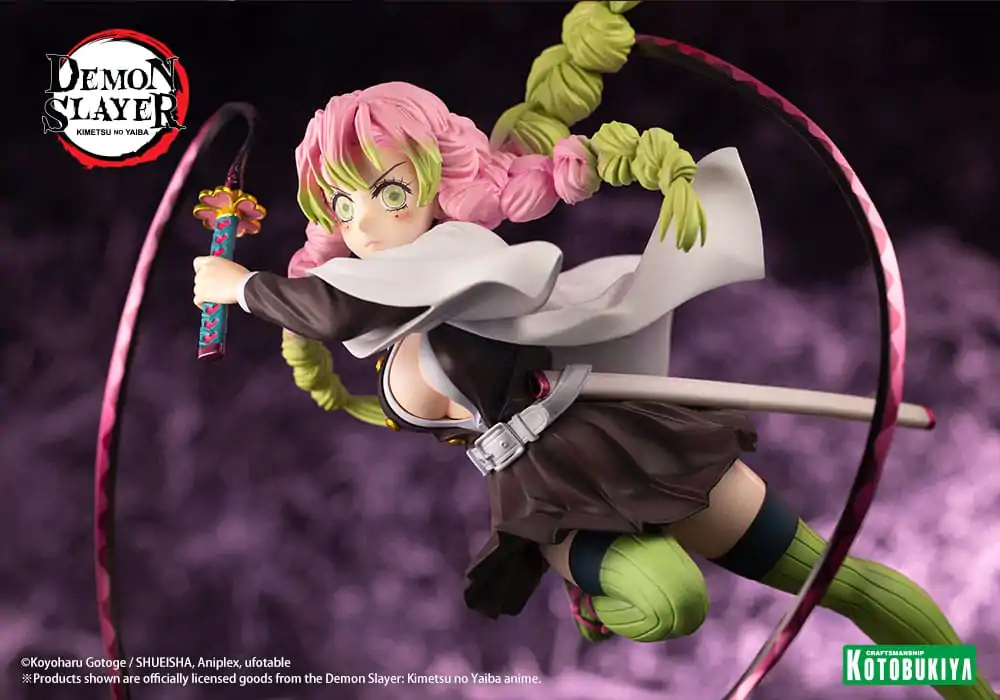 Demon Slayer: Kimetsu no Yaiba ARTFXJ Socha 1/8 Mitsuri Kanroji Bonus Edition 25 cm fotografii produktu