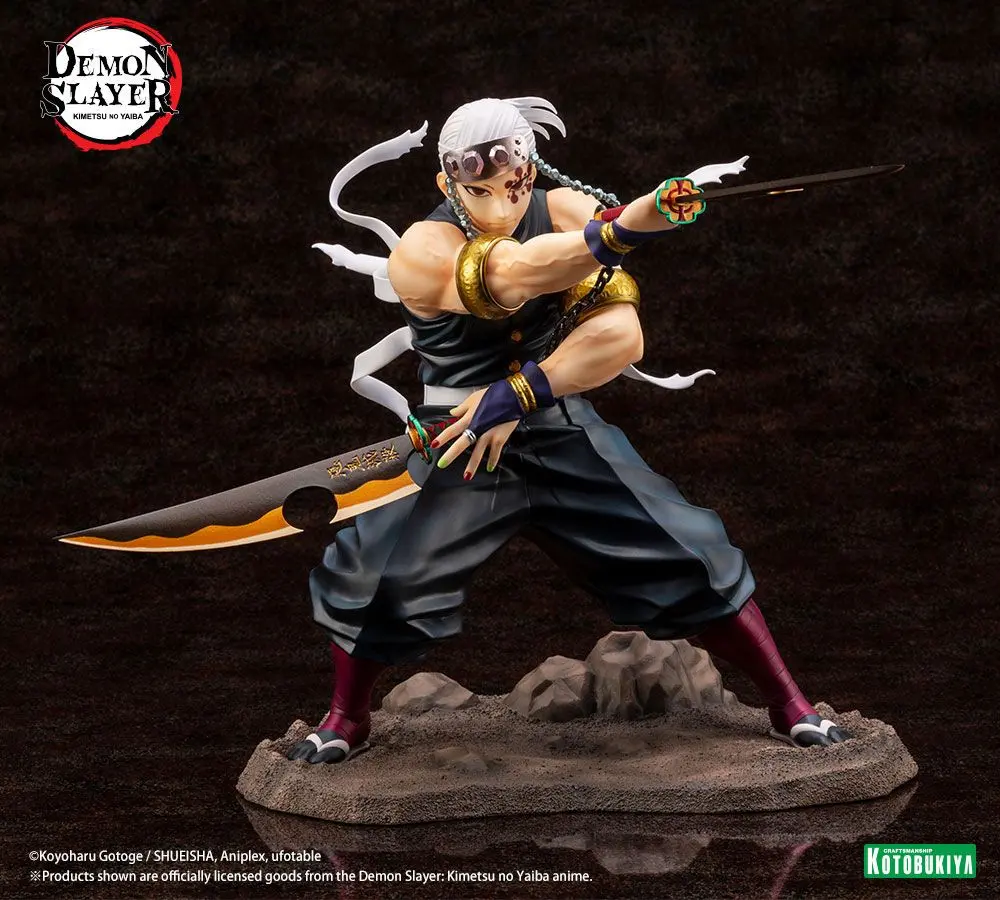 Demon Slayer: Kimetsu no Yaiba ARTFXJ soška 1/8 Tengen Uzui Regular Edition 23 cm fotografii produktu