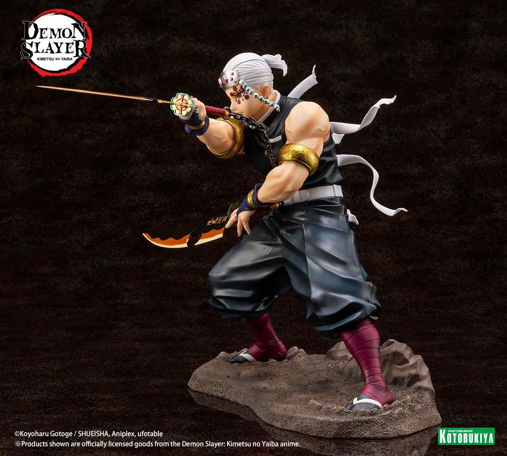 Demon Slayer: Kimetsu no Yaiba ARTFXJ soška 1/8 Tengen Uzui Regular Edition 23 cm fotografii produktu