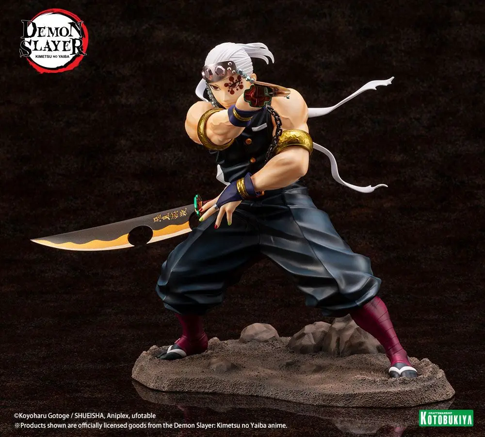 Demon Slayer: Kimetsu no Yaiba ARTFXJ soška 1/8 Tengen Uzui Regular Edition 23 cm fotografii produktu