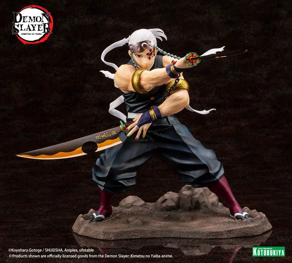 Demon Slayer: Kimetsu no Yaiba ARTFXJ soška 1/8 Tengen Uzui Regular Edition 23 cm fotografii produktu