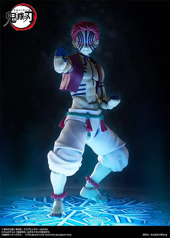 Demon Slayer: Kimetsu no Yaiba Figma akční figurka Akaza 15 cm fotografii produktu