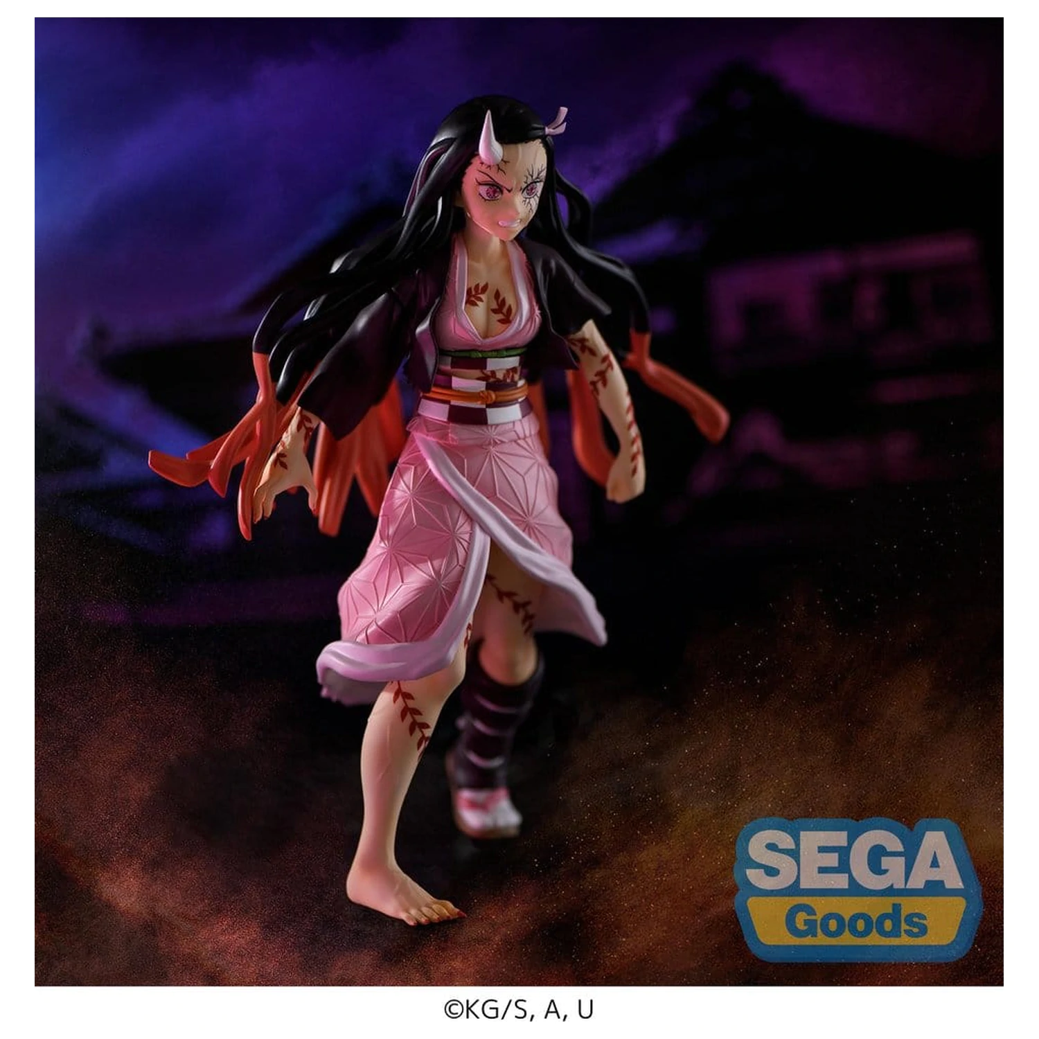 Demon Slayer: Kimetsu no Yaiba FIGURIZMa PVC Figura Nezuko Kamado Demon Form Advancing Ver. (Rerelease) 21 cm fotografii produktu