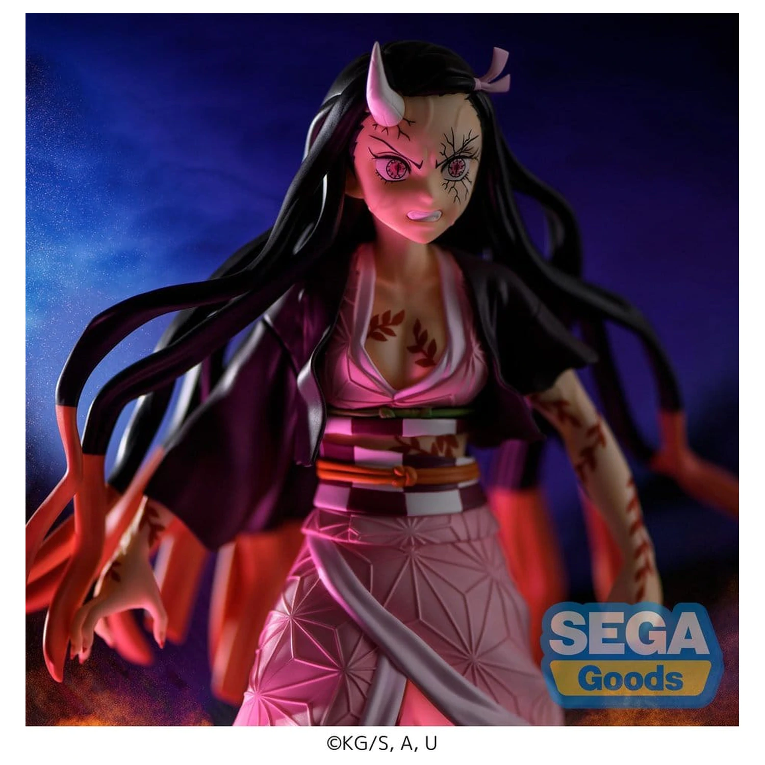 Demon Slayer: Kimetsu no Yaiba FIGURIZMa PVC Figura Nezuko Kamado Demon Form Advancing Ver. (Rerelease) 21 cm fotografii produktu