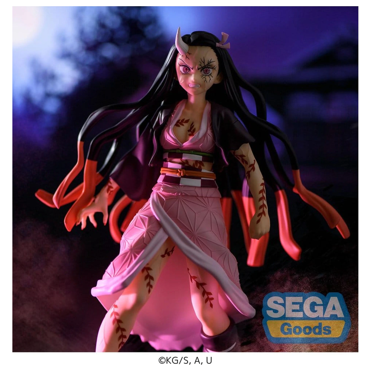 Demon Slayer: Kimetsu no Yaiba FIGURIZMa PVC Figura Nezuko Kamado Demon Form Advancing Ver. (Rerelease) 21 cm fotografii produktu