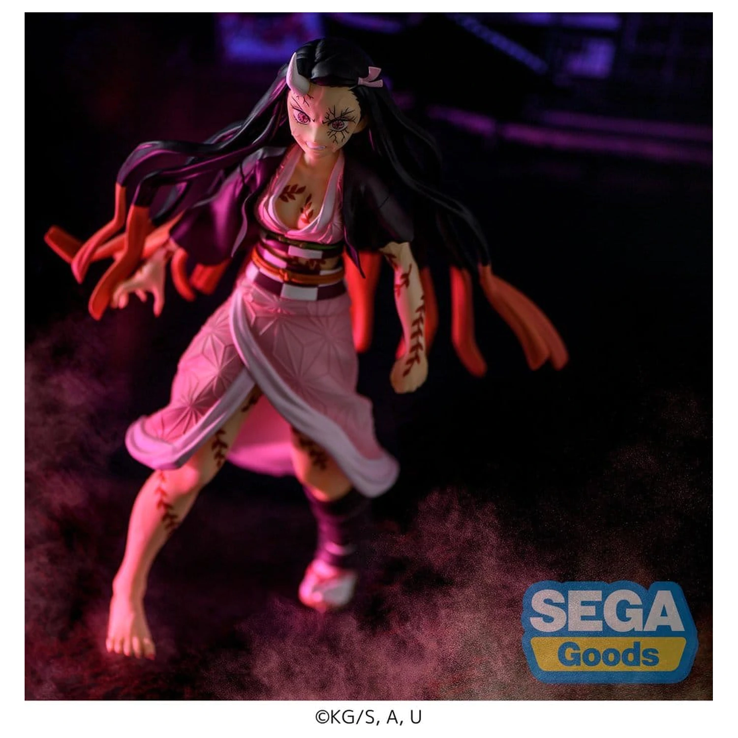 Demon Slayer: Kimetsu no Yaiba FIGURIZMa PVC Figura Nezuko Kamado Demon Form Advancing Ver. (Rerelease) 21 cm fotografii produktu