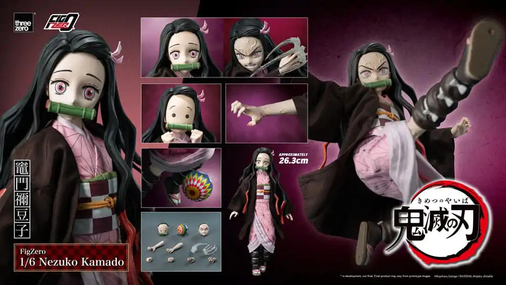 Demon Slayer: Kimetsu no Yaiba FigZero akční figurka 1/6 Nezuko Kamado 26 cm fotografii produktu