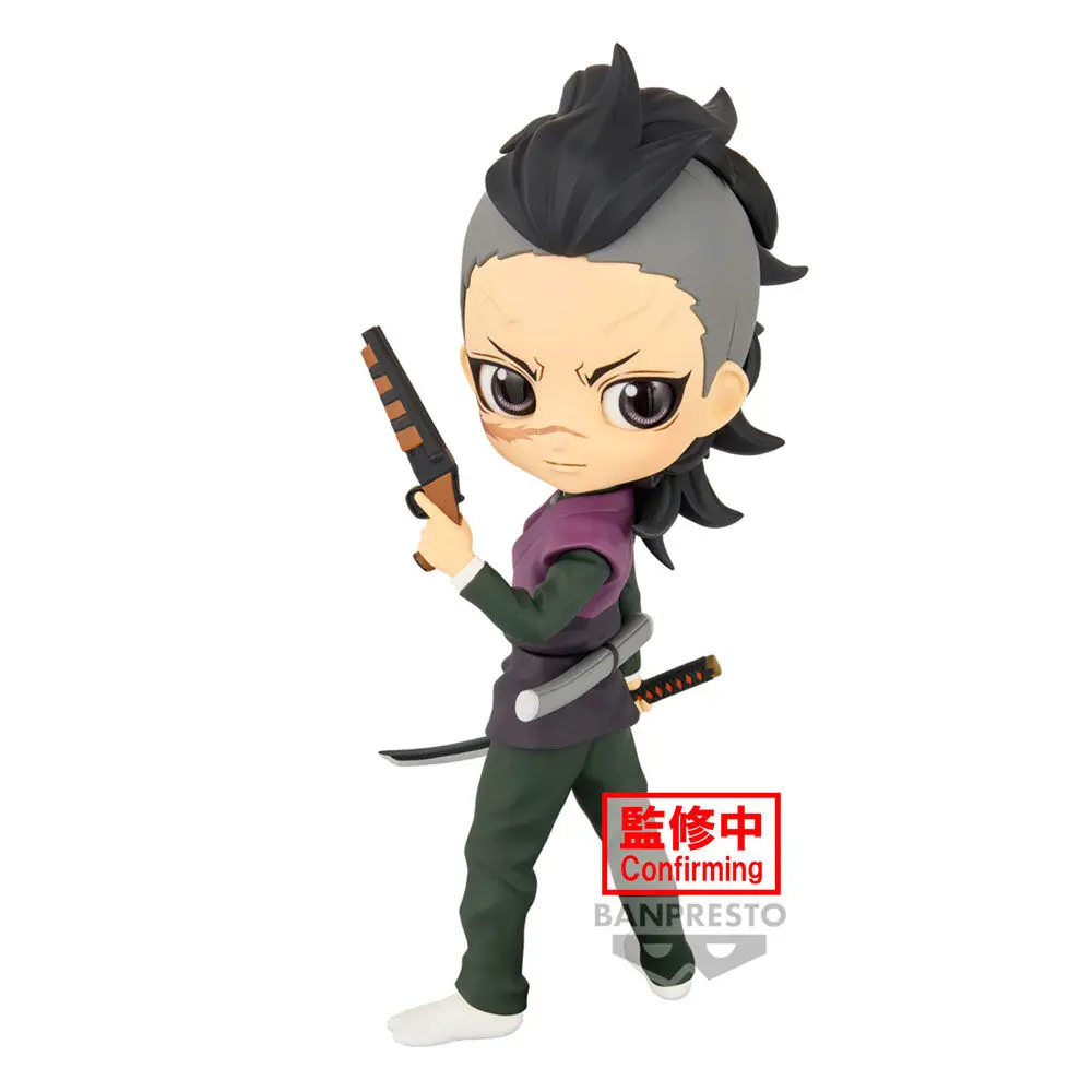 Demon Slayer Kimetsu no Yaiba Genya Shinazugawa Q posket figurka 14cm fotografii produktu