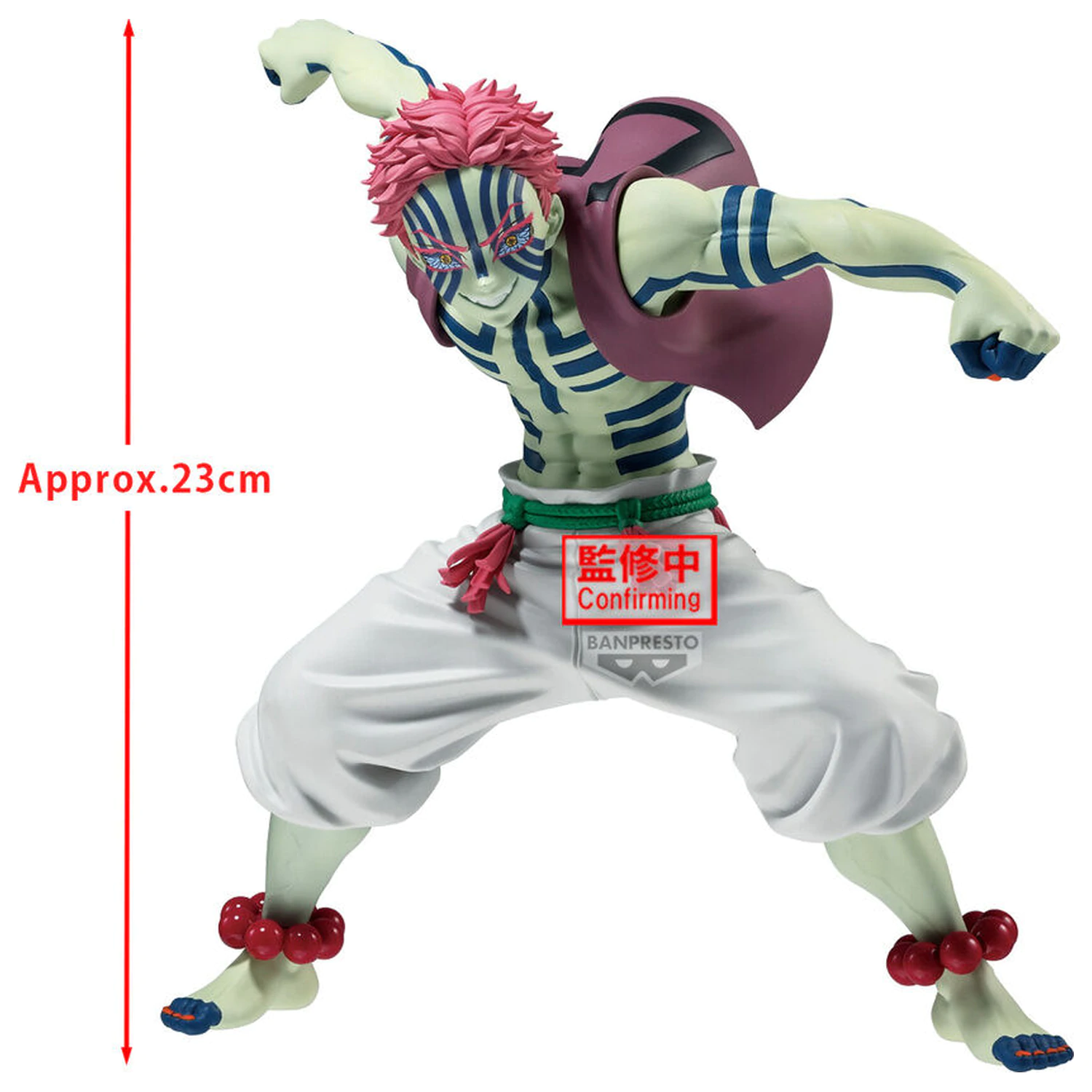 Demon Slayer Kimetsu no Yaiba Grandista Akaza II figurka 23cm fotografii produktu