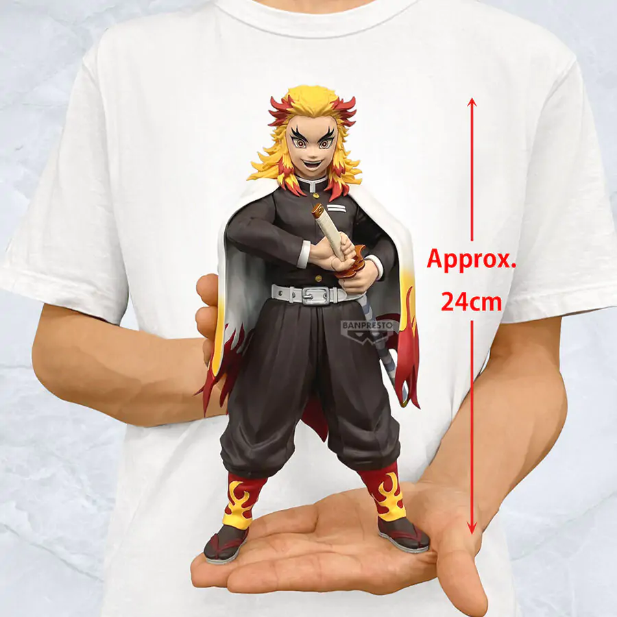 Demon Slayer Kimetsu no Yaiba Kyojuro Rengoku Grandista figurka 24 cm fotografii produktu