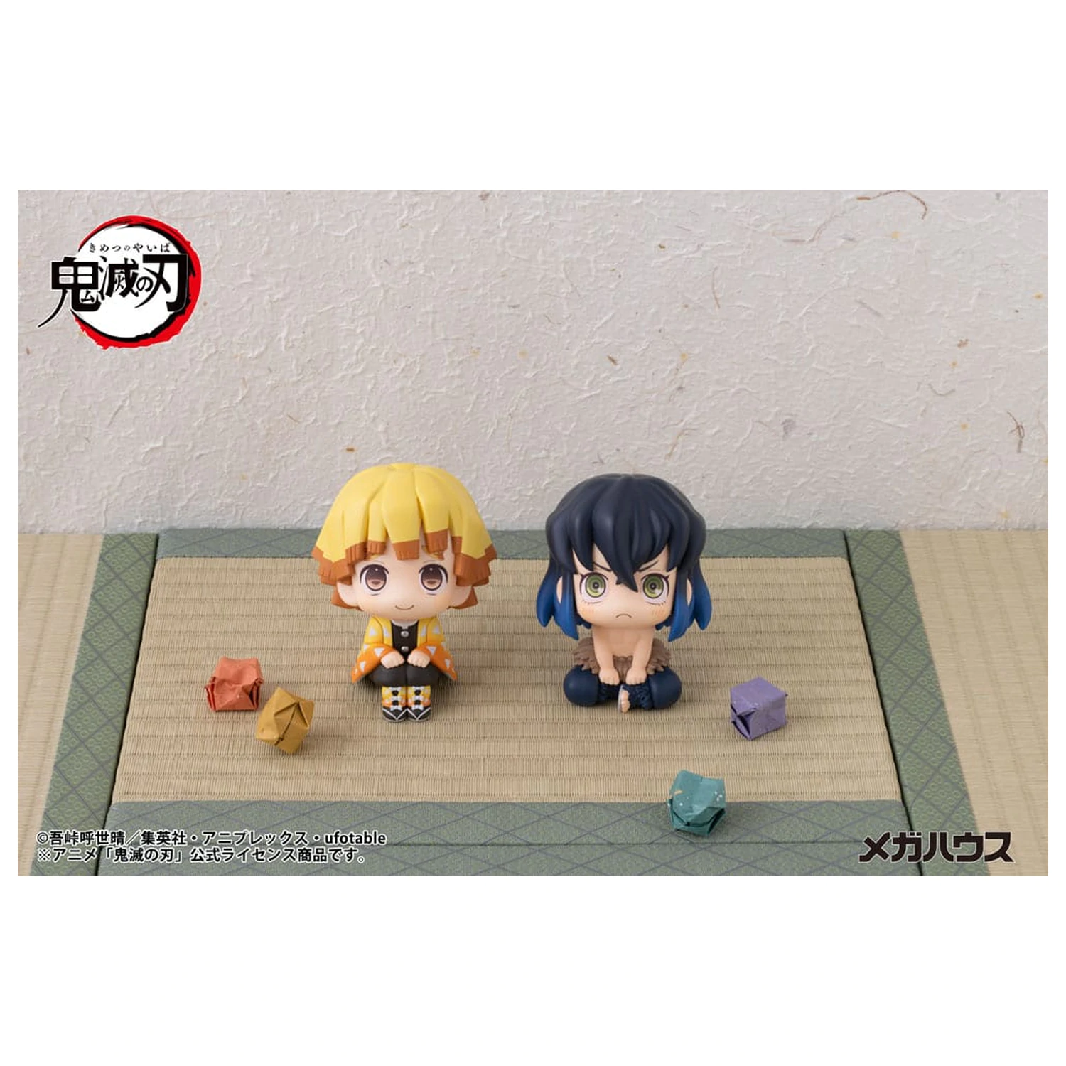 Demon Slayer Kimetsu no Yaiba Look Up PVC Socha Zenitsu Agatsuma Smile Ver. 11 cm fotografii produktu