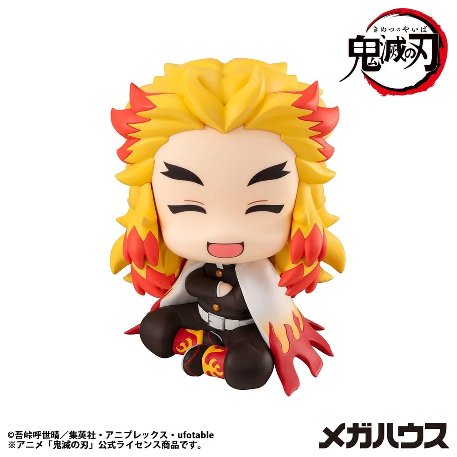 Demon Slayer: Kimetsu no Yaiba Look Up PVC Socha Rengoku Kyoujurou Smile Ver. 11 cm fotografii produktu