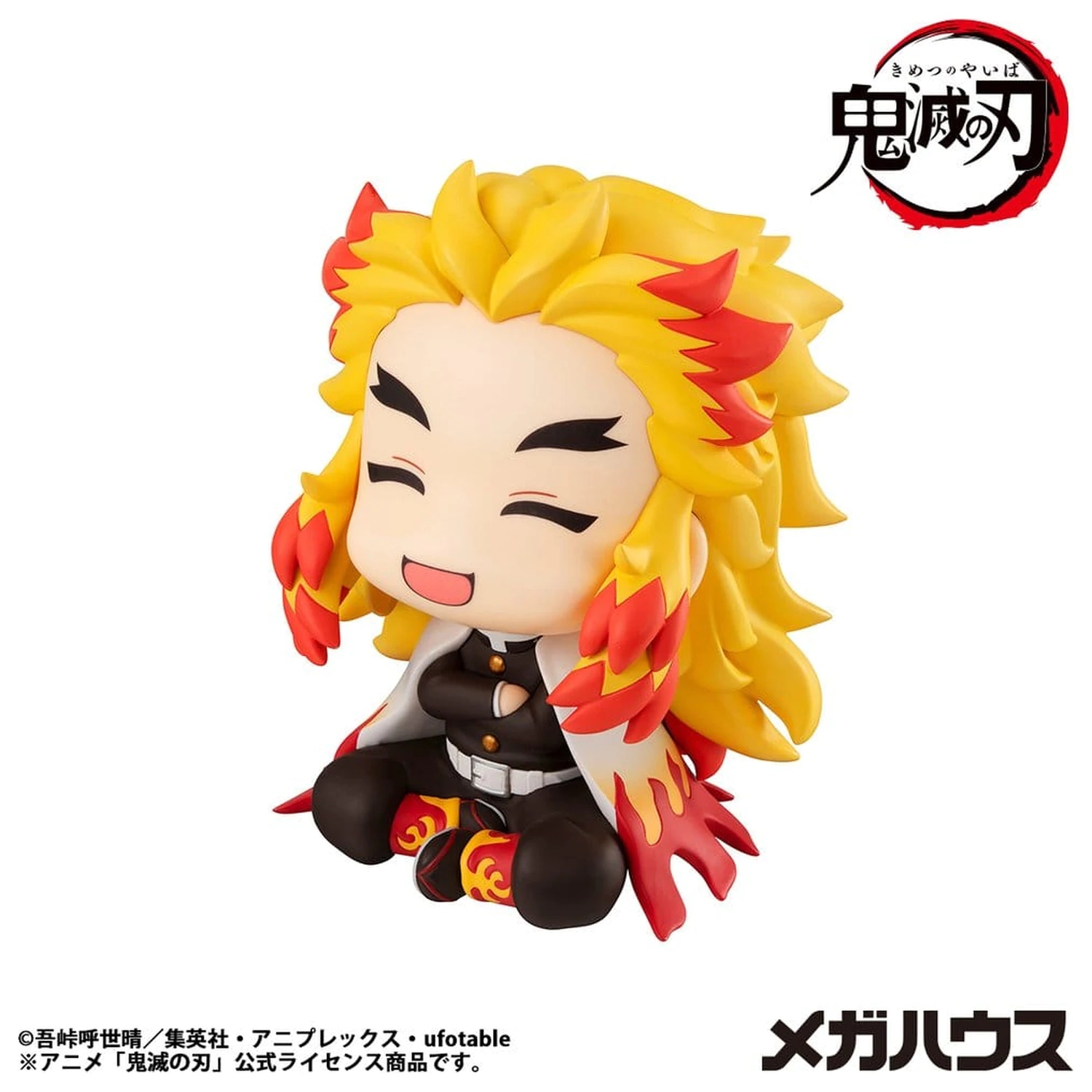 Demon Slayer: Kimetsu no Yaiba Look Up PVC Socha Rengoku Kyoujurou Smile Ver. 11 cm fotografii produktu