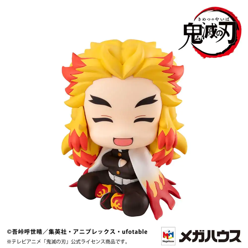 Demon Slayer: Kimetsu no Yaiba Look Up PVC Soška Rengoku Kyoujurou Smile Ver. 11 cm (s dárkem) fotografii produktu