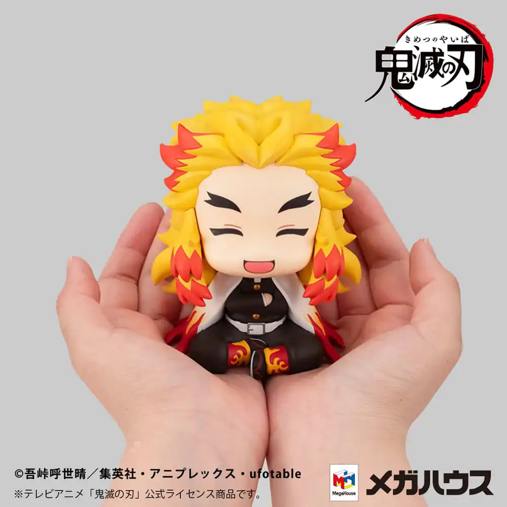 Demon Slayer: Kimetsu no Yaiba Look Up PVC Soška Rengoku Kyoujurou Smile Ver. 11 cm (s dárkem) fotografii produktu