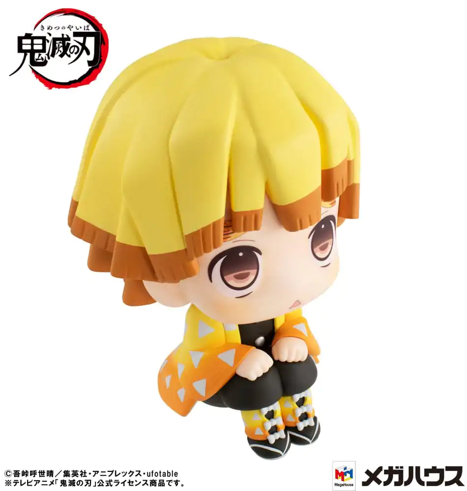 Demon Slayer Kimetsu no Yaiba Look Up PVC soška Zenitsu Agatsuma 11 cm fotografii produktu