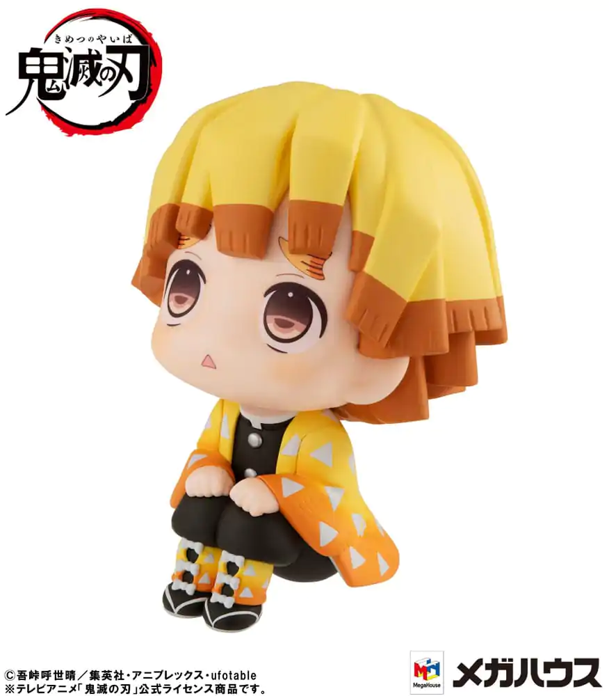 Demon Slayer Kimetsu no Yaiba Look Up PVC soška Zenitsu Agatsuma 11 cm fotografii produktu