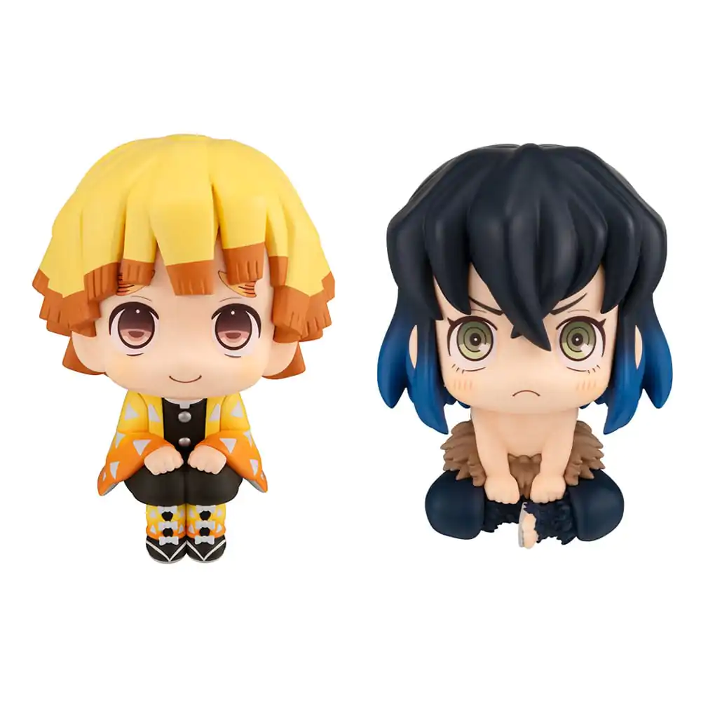 Demon Slayer: Kimetsu no Yaiba Look Up PVC soška Zenitsu Agatsuma Smile verze & Inosuke Hashibira Bossy verze 11 cm (s dárkem) fotografii produktu