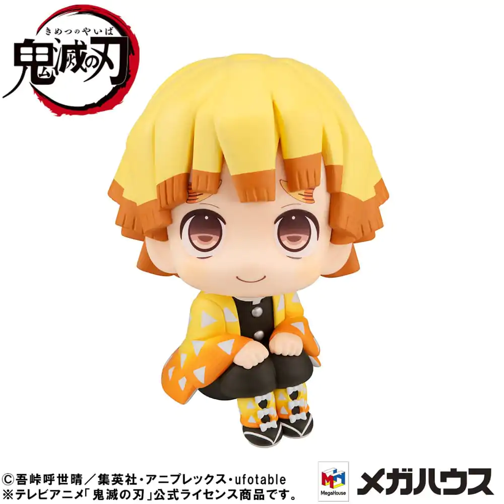 Demon Slayer: Kimetsu no Yaiba Look Up PVC Soška Zenitsu Agatsuma Smile Ver. 11 cm fotografii produktu