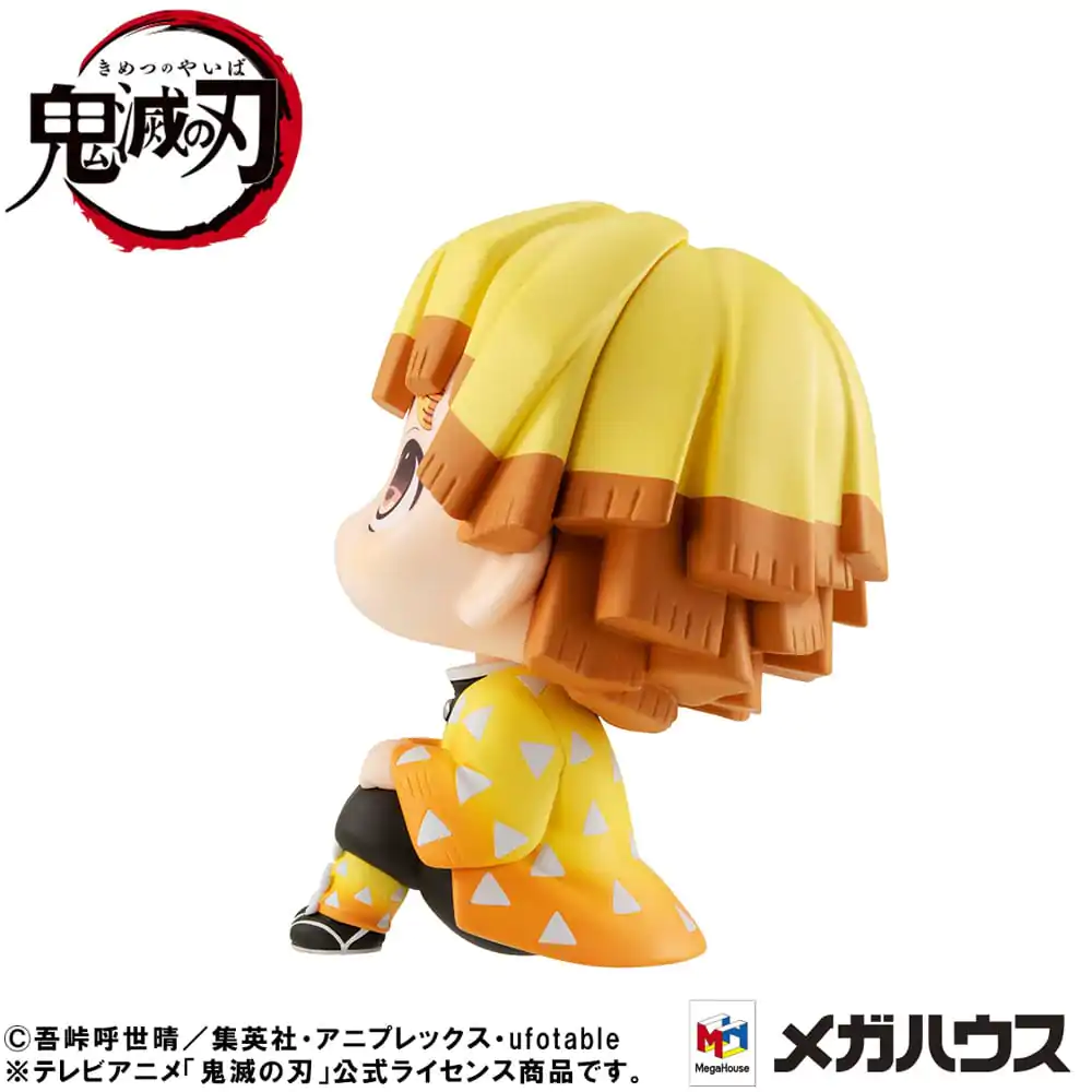 Demon Slayer: Kimetsu no Yaiba Look Up PVC Soška Zenitsu Agatsuma Smile Ver. 11 cm fotografii produktu