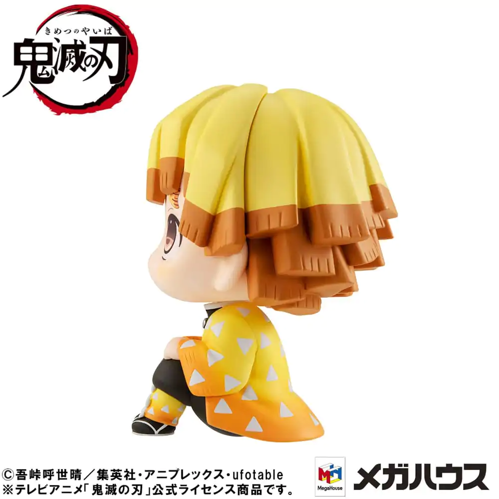 Demon Slayer: Kimetsu no Yaiba Look Up PVC Soška Zenitsu Agatsuma Smile Ver. 11 cm fotografii produktu