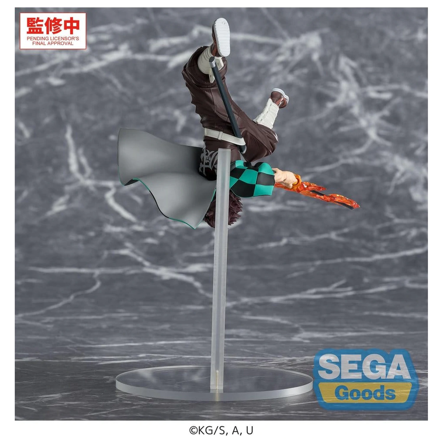 Demon Slayer: Kimetsu no Yaiba Luminasta PVC figurka Tanjiro Kamado Hinokami Kagura Setting Sun Transformation 15 cm fotografii produktu