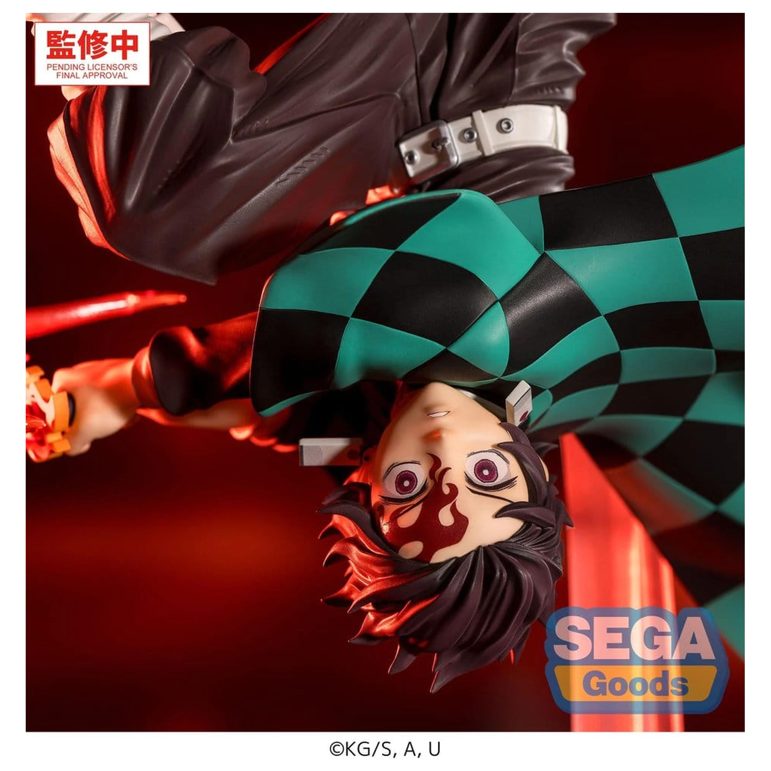 Demon Slayer: Kimetsu no Yaiba Luminasta PVC figurka Tanjiro Kamado Hinokami Kagura Setting Sun Transformation 15 cm fotografii produktu