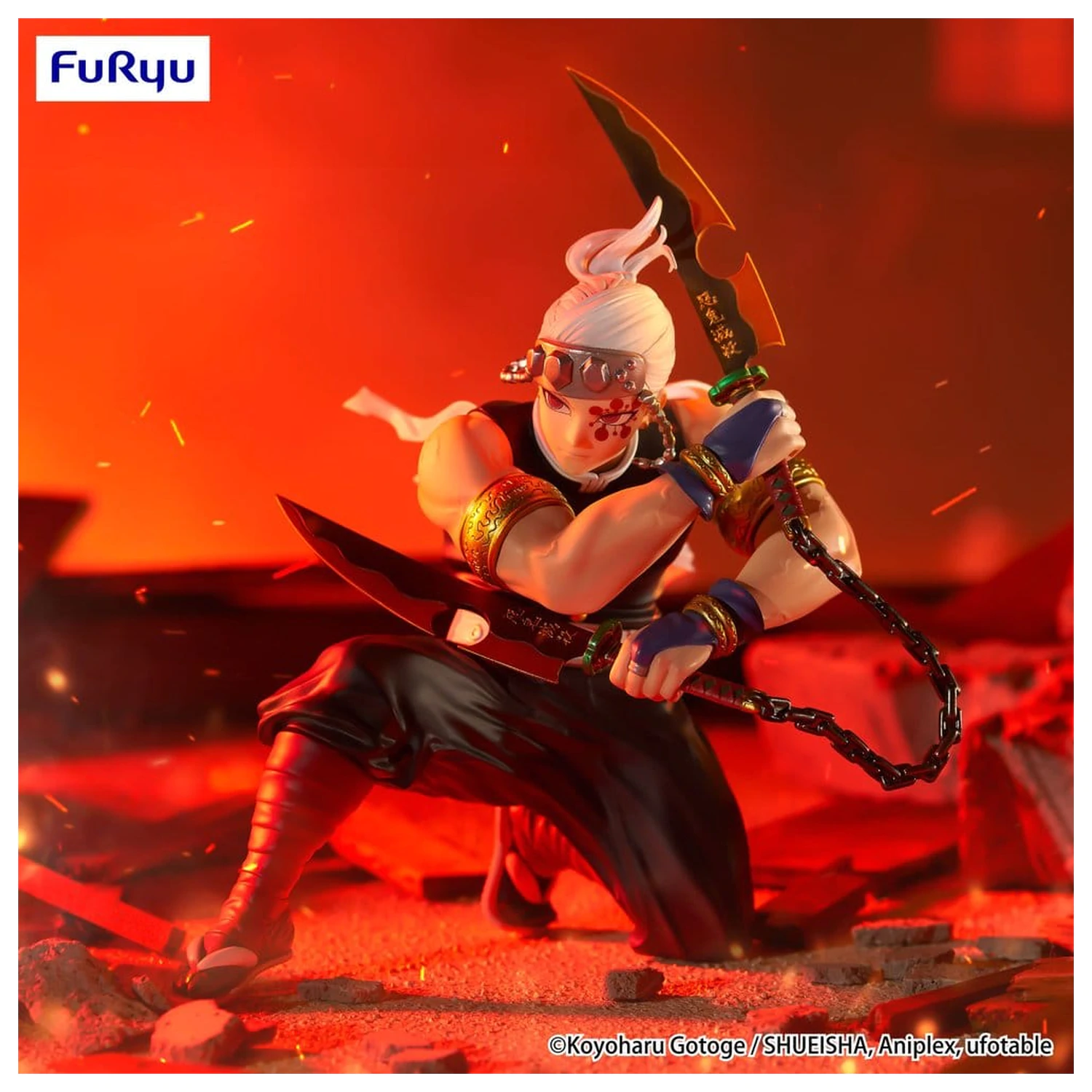 Demon Slayer: Kimetsu no Yaiba Noodle Stopper PVC figurka Uzui Tengen 15 cm fotografii produktu