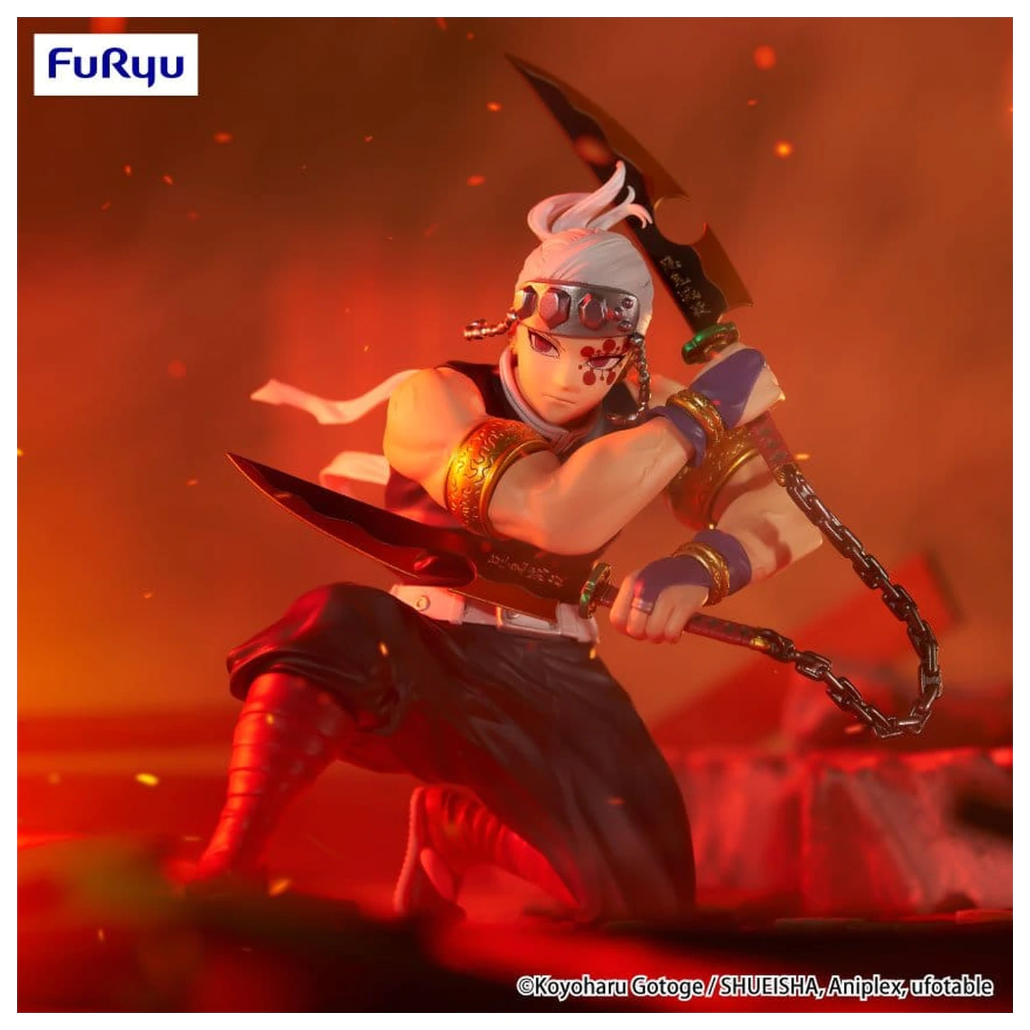 Demon Slayer: Kimetsu no Yaiba Noodle Stopper PVC figurka Uzui Tengen 15 cm fotografii produktu