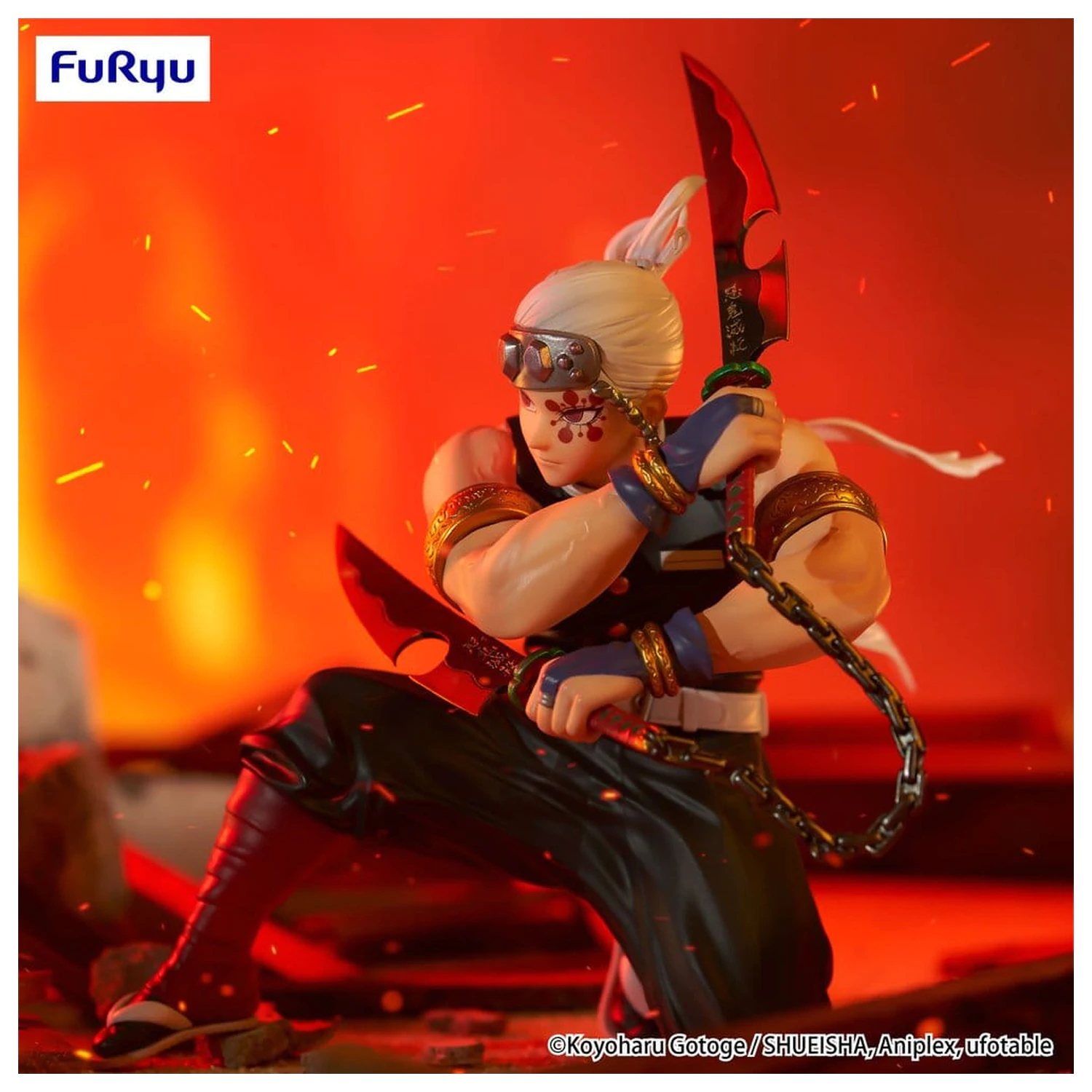 Demon Slayer: Kimetsu no Yaiba Noodle Stopper PVC figurka Uzui Tengen 15 cm fotografii produktu