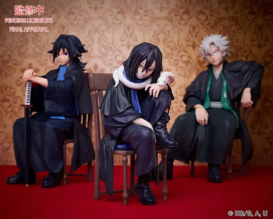 Demon Slayer: Kimetsu no Yaiba Soška Obanai Iguro 15 cm fotografii produktu