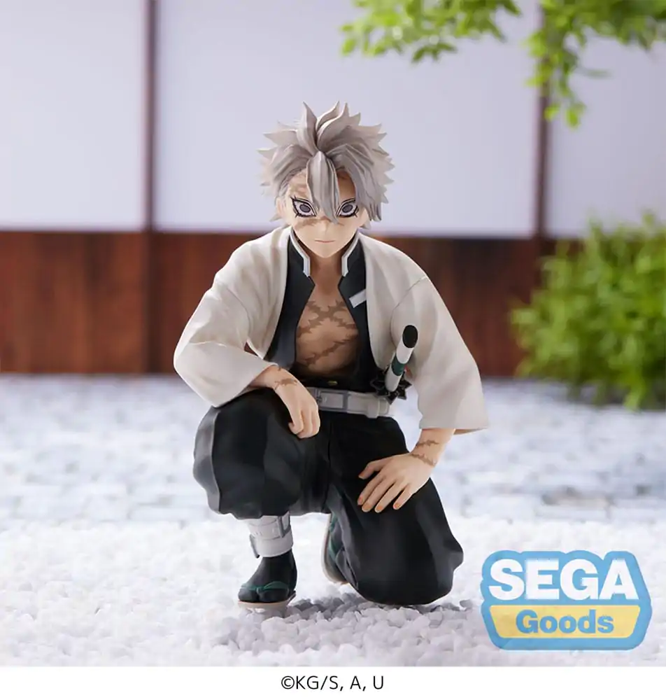 Demon Slayer: Kimetsu no Yaiba PM Perching PVC soška Sanemi Shinazugawa (Hashira Meeting) 11 cm (re-run) fotografii produktu