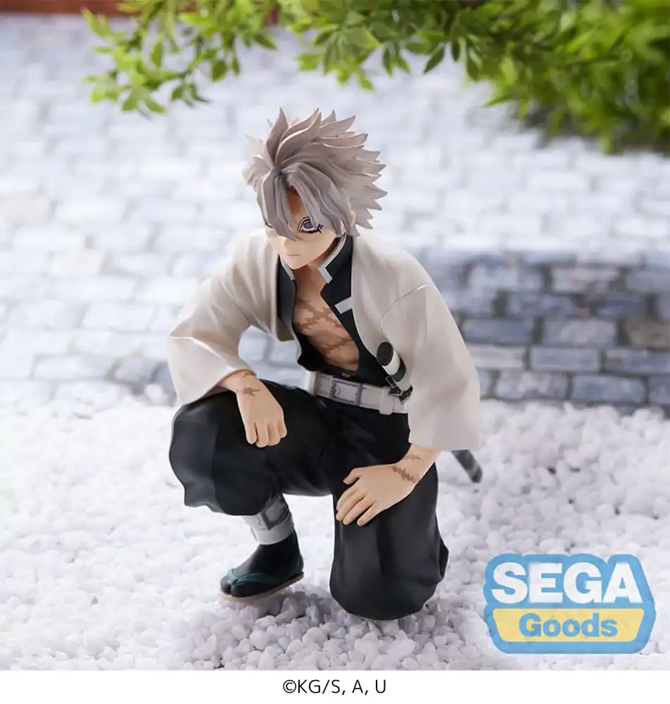 Demon Slayer: Kimetsu no Yaiba PM Perching PVC soška Sanemi Shinazugawa (Hashira Meeting) 11 cm (re-run) fotografii produktu