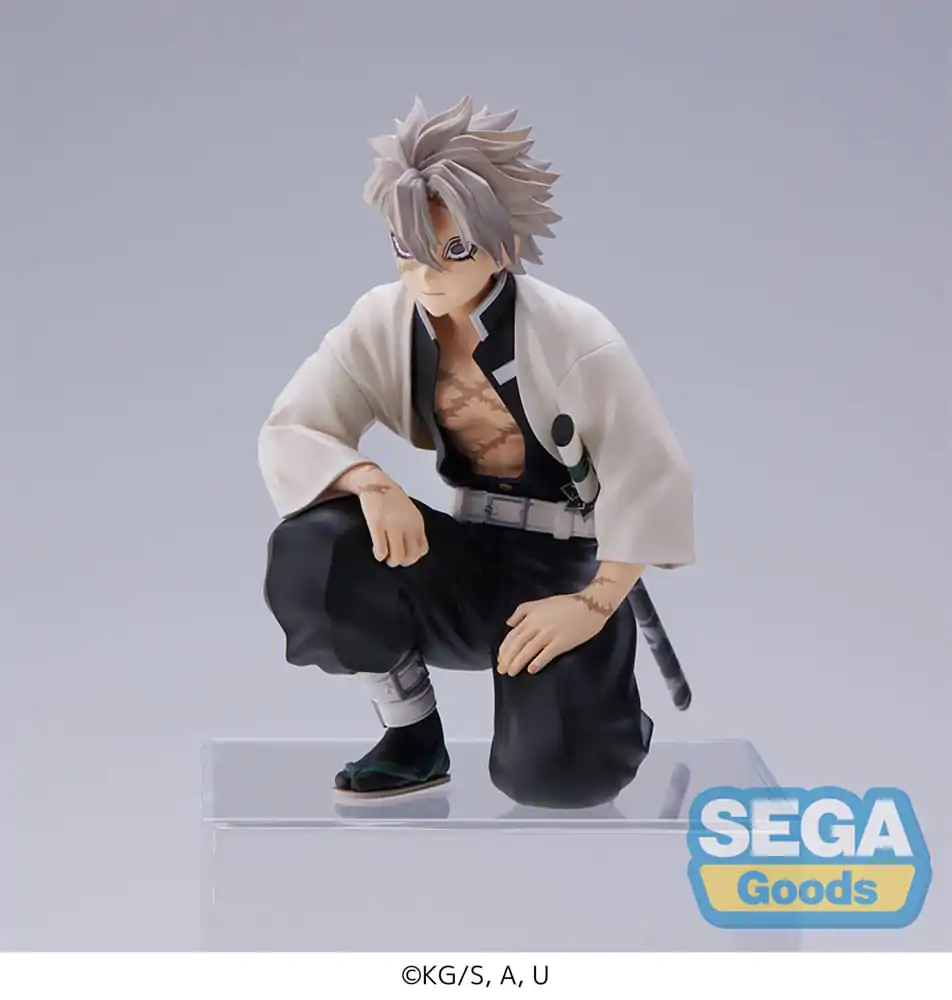 Demon Slayer: Kimetsu no Yaiba PM Perching PVC soška Sanemi Shinazugawa (Hashira Meeting) 11 cm (re-run) fotografii produktu