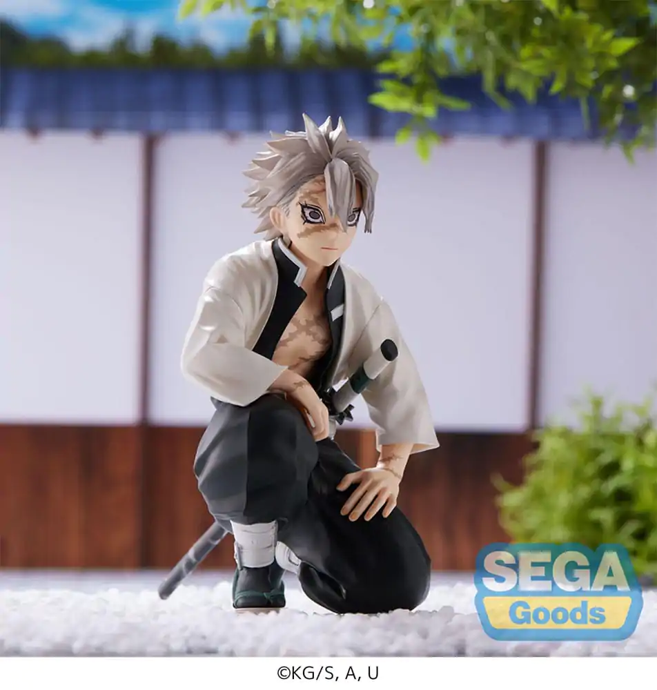 Demon Slayer: Kimetsu no Yaiba PM Perching PVC soška Sanemi Shinazugawa (Hashira Meeting) 11 cm (re-run) fotografii produktu