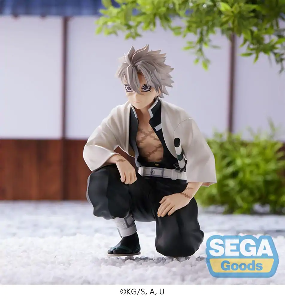 Demon Slayer: Kimetsu no Yaiba PM Perching PVC soška Sanemi Shinazugawa (Hashira Meeting) 11 cm (re-run) fotografii produktu