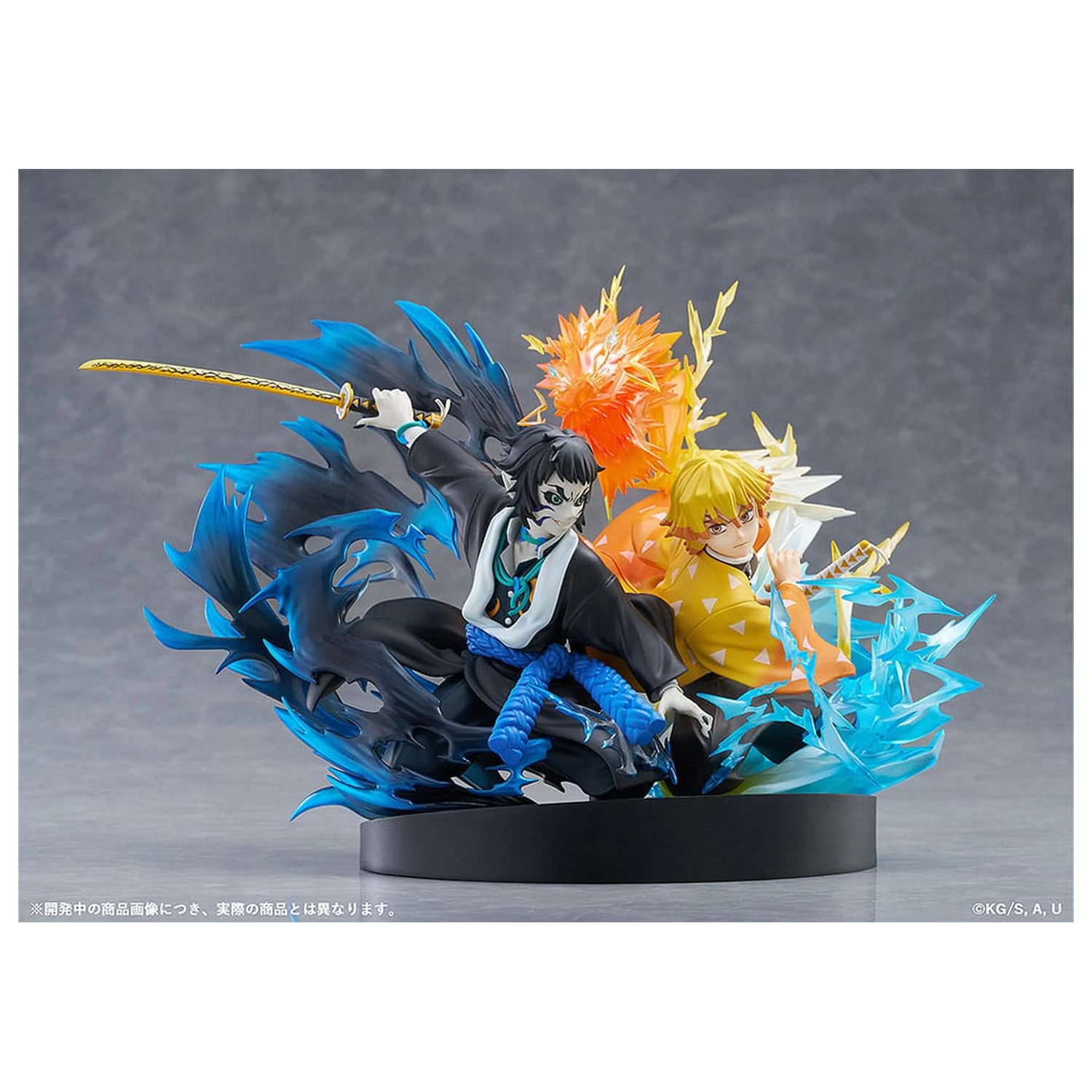 Demon Slayer: Kimetsu no Yaiba PVC soška Zenitsu Agatsuma & Kaigaku 15 cm fotografii produktu