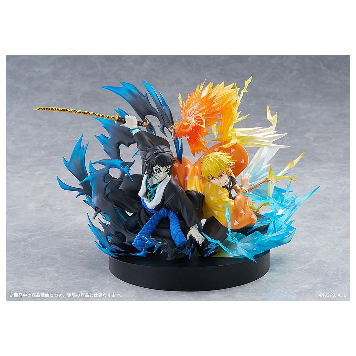 Demon Slayer: Kimetsu no Yaiba PVC soška Zenitsu Agatsuma & Kaigaku 15 cm fotografii produktu