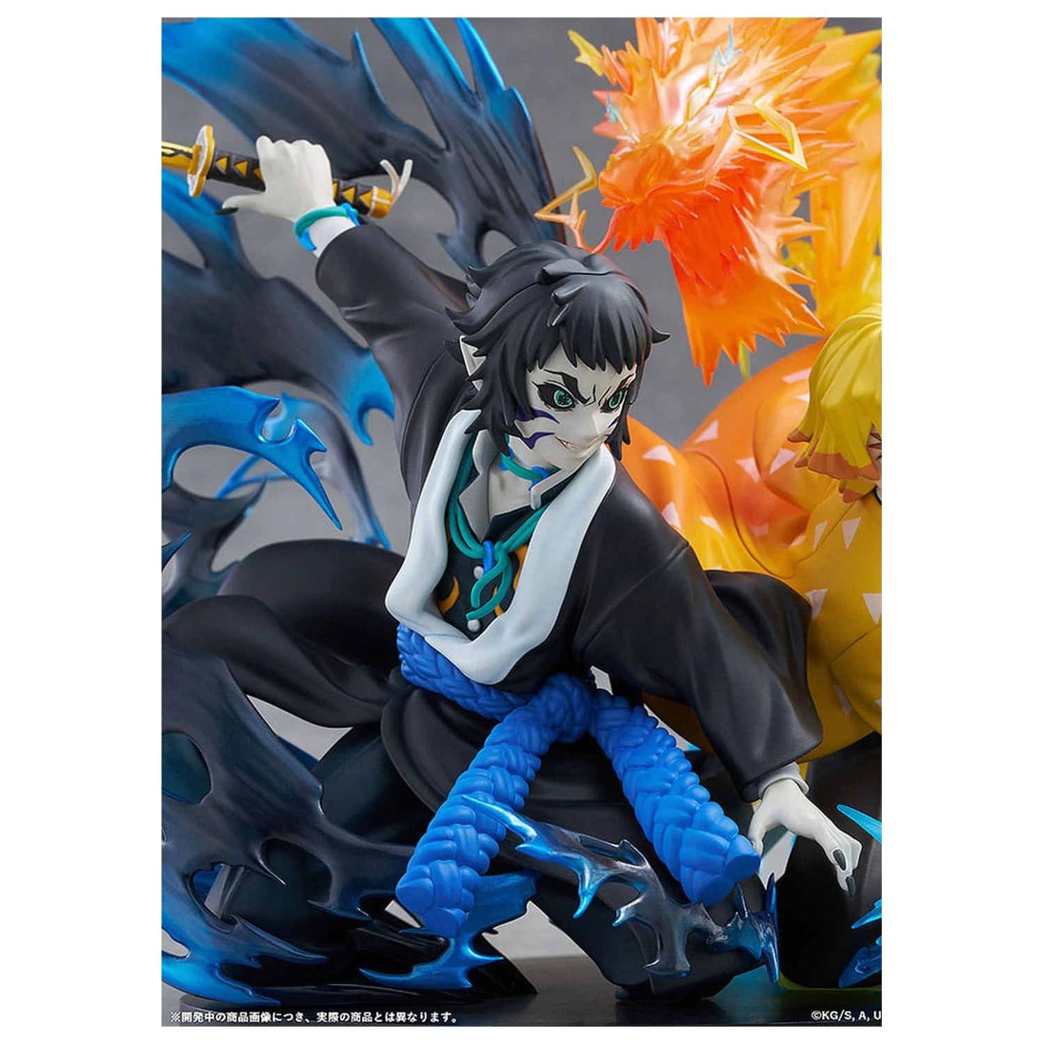 Demon Slayer: Kimetsu no Yaiba PVC soška Zenitsu Agatsuma & Kaigaku 15 cm fotografii produktu