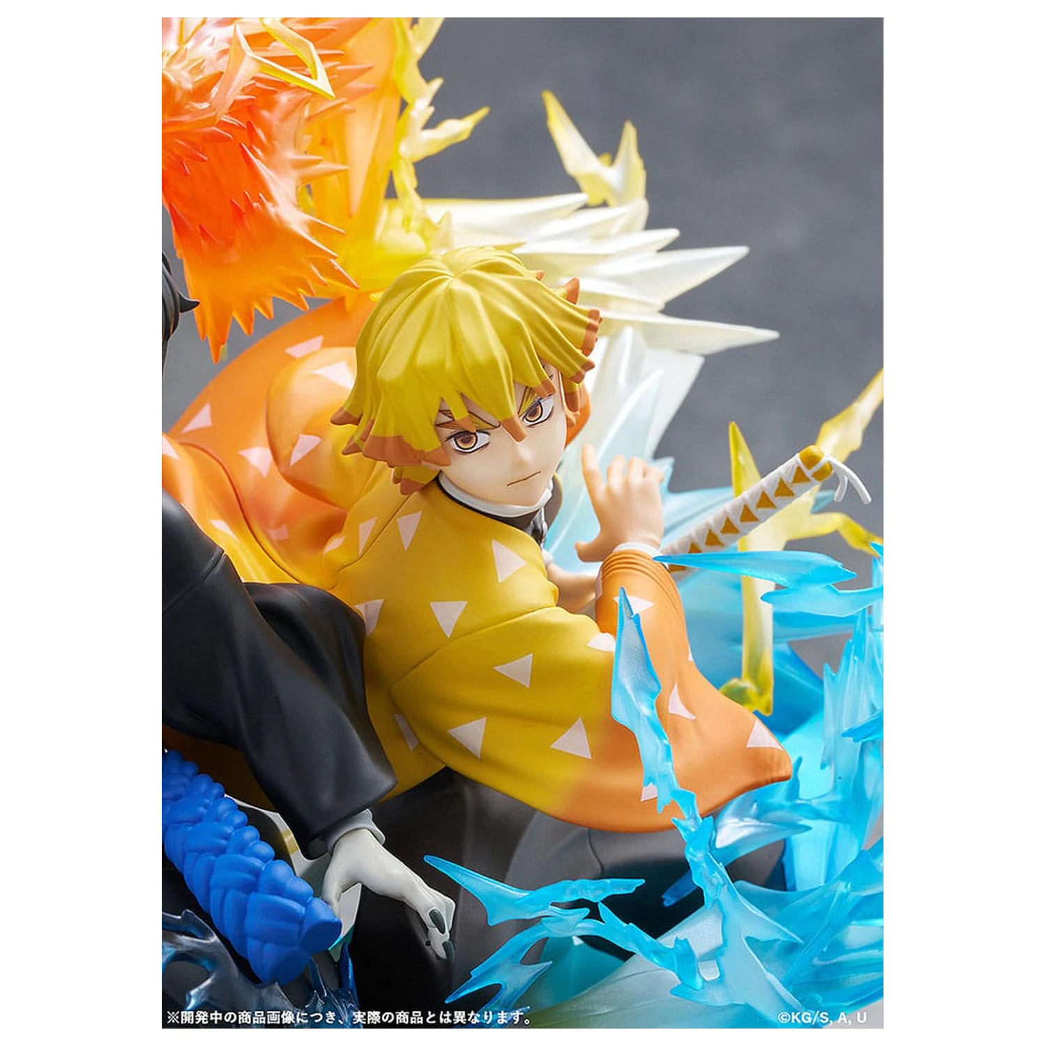 Demon Slayer: Kimetsu no Yaiba PVC soška Zenitsu Agatsuma & Kaigaku 15 cm fotografii produktu