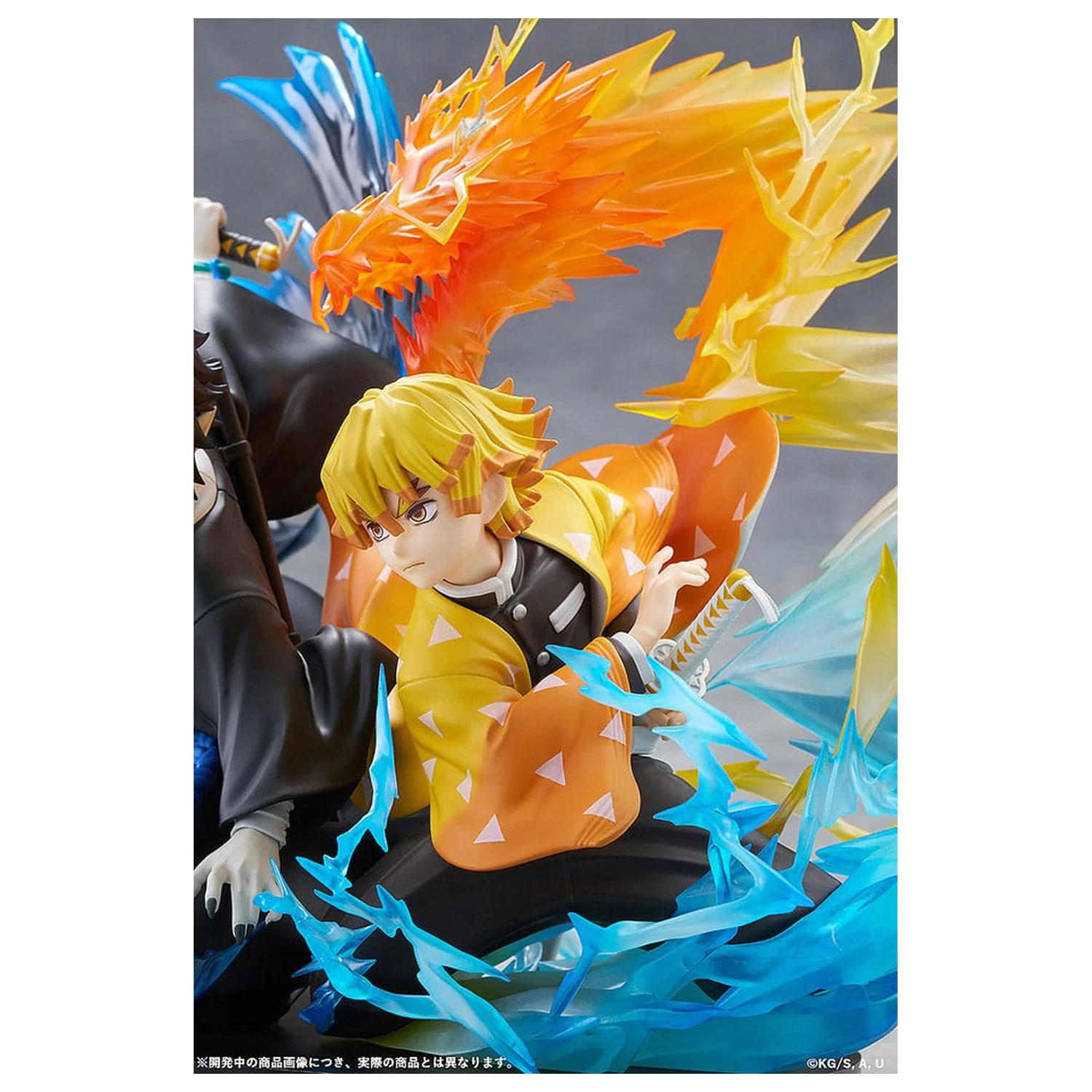 Demon Slayer: Kimetsu no Yaiba PVC soška Zenitsu Agatsuma & Kaigaku 15 cm fotografii produktu