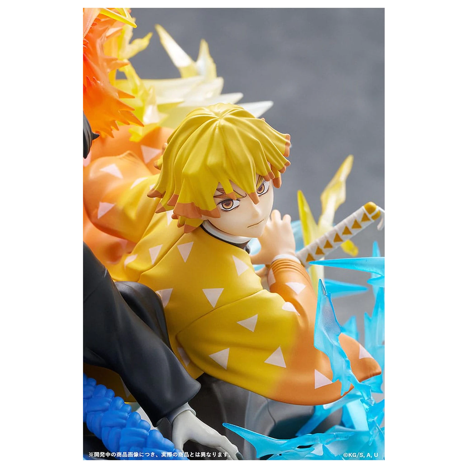 Demon Slayer: Kimetsu no Yaiba PVC soška Zenitsu Agatsuma & Kaigaku 15 cm fotografii produktu
