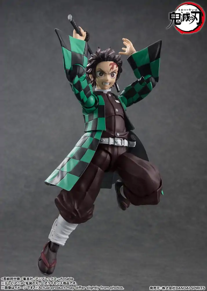 Demon Slayer: Kimetsu no Yaiba S.H. Figuarts Akční figurka Tanjiro Kamado 14 cm fotografii produktu