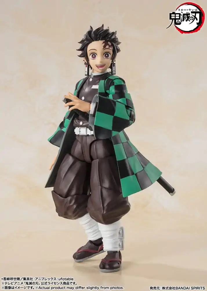 Demon Slayer: Kimetsu no Yaiba S.H. Figuarts Akční figurka Tanjiro Kamado 14 cm fotografii produktu