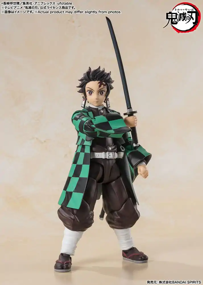 Demon Slayer: Kimetsu no Yaiba S.H. Figuarts Akční figurka Tanjiro Kamado 14 cm fotografii produktu